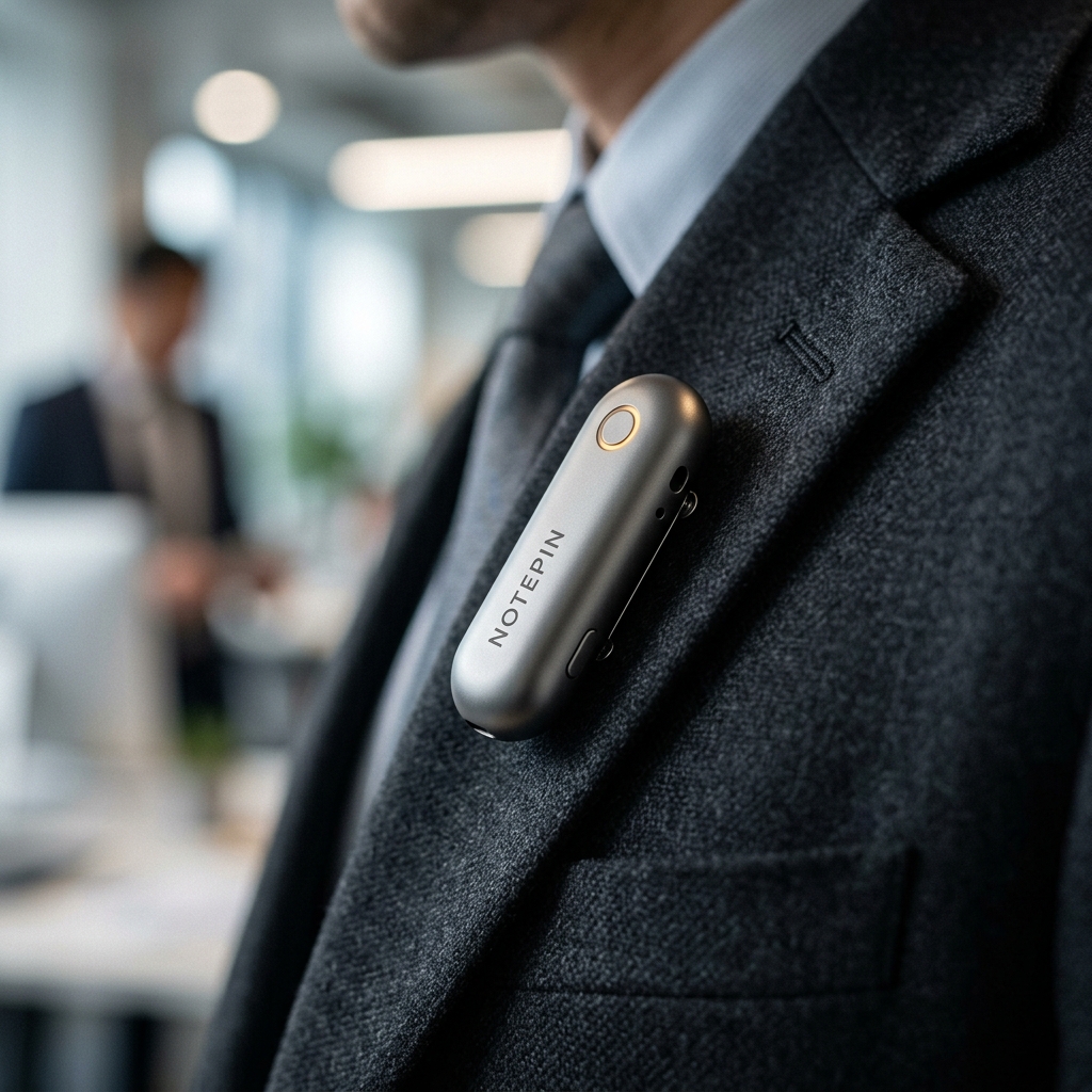 Plaud NotePin Wearable AI Voice Recorder